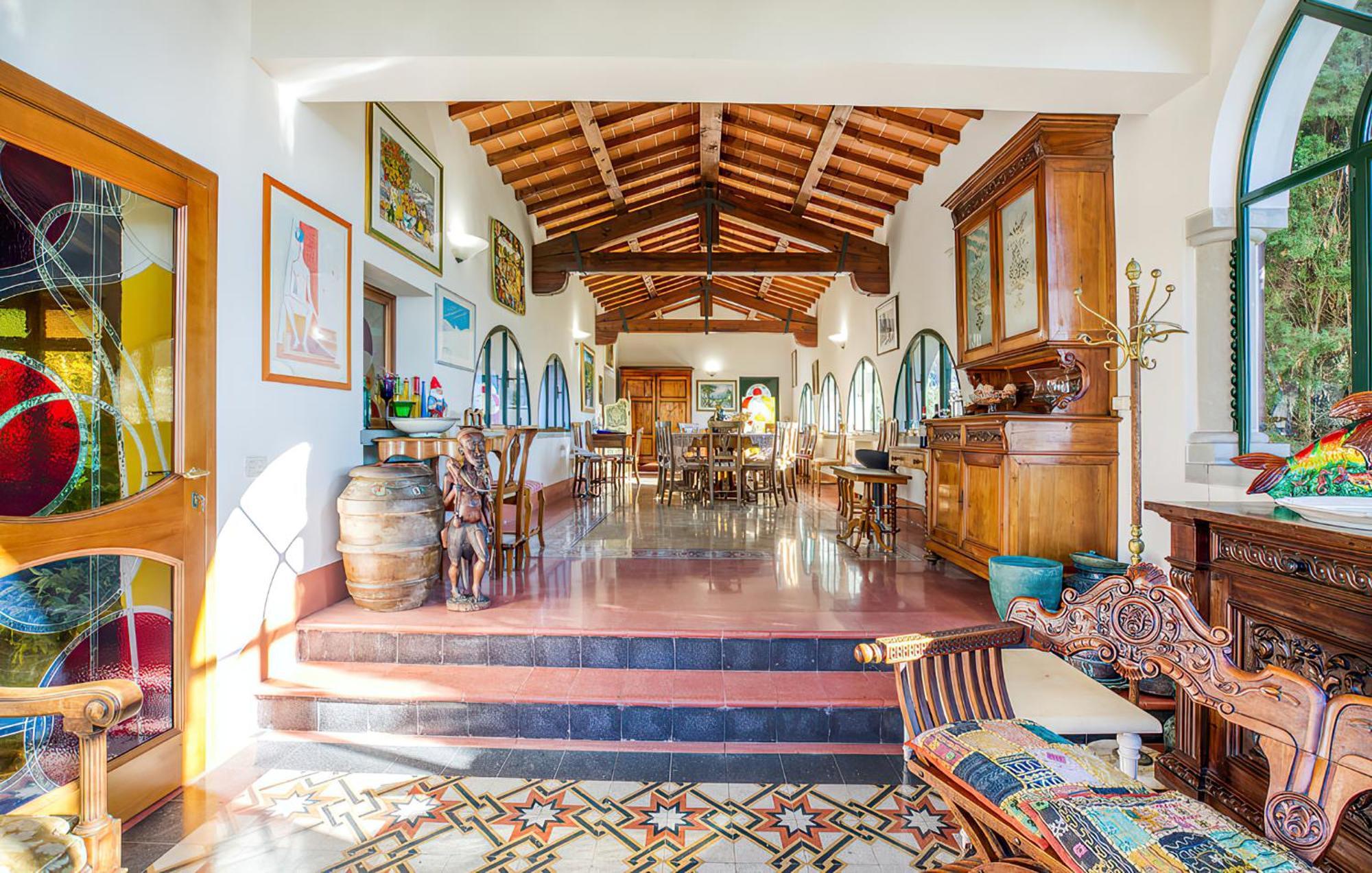 Villa Tuscany Gorello. In Toscana. Jacuzzi Con Tetto In Cristallo,piscina